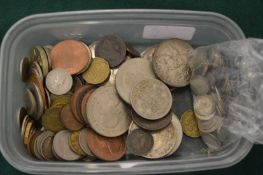 A group of loose coins.