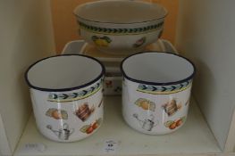Villeroy & Boch enamel ware etc.