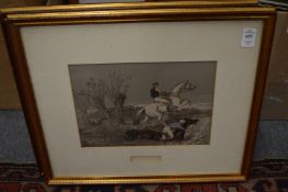 After J F Herring, a splash and short wait, pair of chromolithographic prints.