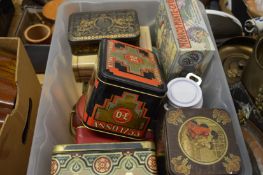 Quantity of old tins etc.