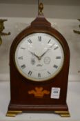 Comitti of London, a limited edition mahogany cased mantel clock to commemorate the wedding of