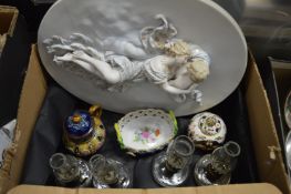 A Doulton mustard pot and other decorative china etc.