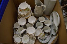 Decorative part tea services etc.