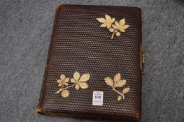 A good Victorian photograph album.