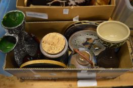 Decorative china, vases etc.