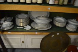 A comprehensive Royal Doulton Curzon dinner service.