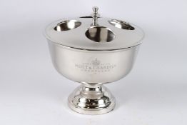 A MOET & CHANDON FOUR BOTTLE CIRCULAR WINE COOLER..