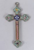 A MICROMOSAIC CROSS. 5.5ins long.