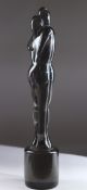 A LARGE ARCHIMEDE SEGUSO MURANO GLASS SCULPTURE of an embracing nude couple. Signed. 20ins high.