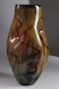 A MURANO GLASS VASE. 15ins high.