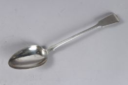 A GEORGE IV FIDDLE PATTERN SERVING SPOON. London 1825.
