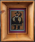 JOHN DYKE 'Cavalier' colour lithograph, numbered 2/25 signed and inscribed, 14.5 x 9cm