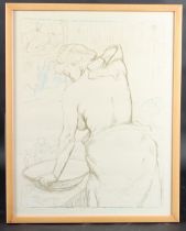 AFTER TOULOUSE-LAUTREC 'Femme que se lave (la Toilette)' colour print, 57.5 x 45cm