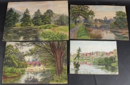 ENGLISH SCHOOL (LATE 19TH EARLY 20TH CENTURY) Guildford watercolour, inscribed and dated verso,