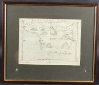 GIROLAMO RUSCELLI (c.1500-1566) 'Brasil Nuova Tavola' map of Brazil, engraving, 21 x 27.5cm