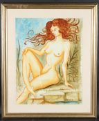 PRONKIN (CONTEMPORARY) Female nude, oil on canvas, signed and dated '08 63 x 49cm