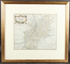 ROBERT MORDEN (1650-1703) Map of Glocester Shire, coloured engraving, published by Abel Swale