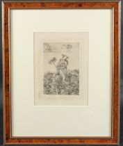 AFTER CRISTOFANO ROBETTA 'Ceres' heliogravure (probably by AMAND DURAND) 29 X 15cm (to plate)