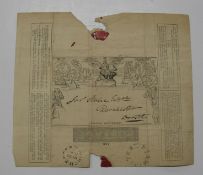 MULREADY ENVELOPE, franked Dorchester, May 20, 1841, letter verso, some folds & depredations from