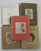 A small collection of early BEATRIX POTTER books (a/f) (5).