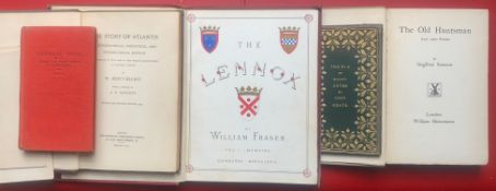 SCOTT-ELLIOT (W.) Story of Atlantis, 8vo, 4 maps (loose), clo., reprint 1914; SASSOON (S.) The Old