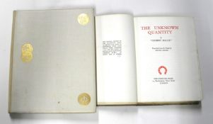 [ROCHEFOUCAULD (Edme de la)] The Unknown Quantity,...translated...by Shane Leslie, 8vo, copy 270