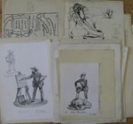 A collection of 20th c. artwork.