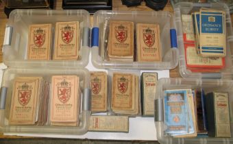 [O. S. MAPS SCOTLAND] Popular Edition...Map of Scotland One Inch to One Mile, Numbers 1, 2, 6, 9-13,