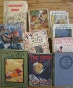 [CHILDREN'S & ILLUSTRATED] misc. incl. Sci-Fi novel 1st & Tarzan (small q.).
