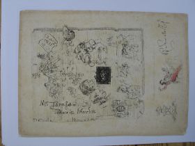 [POSTAL CARICATURE] TYAS (R.) publisher: "Sketches supposed to be the private amusement of R.