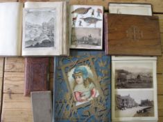 [ALBUMS] misc. albums of prints, photographs, ms. sentiments & a Jerusalem album (8).