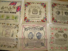 CREPE PAPER SOUVENIRS, coll'n of 7 various publ. by Mrs S. Burgess, London, et alia, one or two with