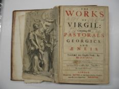 DRYDEN (J.) translator: The Works of Virgil, folio, title, pp. 690 (527/8 torn & repaired; 529/30