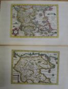 Two engraved maps, 