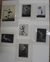 [BODYBUILDER] a group of 7 photographs of Frank Bell, who was a finalist in 'Mr Britain' 1937, 'Mr