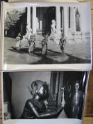 THAILAND PHOTOGRAPHS. Box containing 96 photographs of Thailand 1952-1953. All prints 18cm x 23cm.