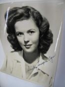 [FILMSTAR PHOTO, SIGNED] SHIRLEY TEMPLE, signed, 