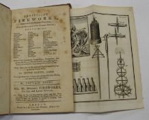 [FIREWORKS] JONES (Capt. R.) Artificial Fireworks, 8vo, 8 folding plates, contemp. calf (worn),