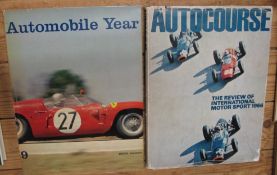 [MOTOR RACING] Autocourse 1966, together with Automobile Year 1961 (2).