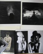 [FEMALE NUDES] a group of 22 photographs of nudes dating to circa 1970 - 80.