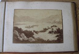 A photograph album, mainly continental views & a few New Zealand, & some English Cathedrals.