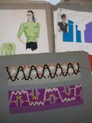 I. BOUGHTON, a collection of 1940's fashion designs.