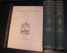 [IRELAND] PETRIE (George) Christian Inscriptions in the Irish Language, 2 vols., 4to, plates,