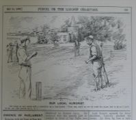CRICKET, coll'n of 50+ pages from 