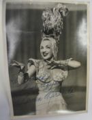 [FILMSTAR PHOTO, SIGNED] CARMEN MIRANDA, signed, 
