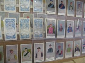 [AUSTRALIAN JOCKEYS] 48 cigarette cards, 1907, Sniders & Abrahams "Standard" series (48).