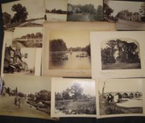 [VIEWS OF SURREY] a group of 11 albumen prints of locations in Surrey, including Surbiton,