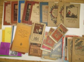 [MAPS & PAMPHLETS] misc. collection of folding maps, & q. of booklets "Description of the Ordnance