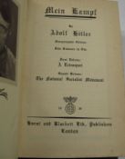 HITLER (A.) Mein Kampf, 8vo, cloth gilt, Hurst & Blackett, 1939.