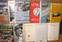 [MOTOR RACING] LURANI (Count), Nuvolani, 8vo, clo., d.w., 1st Edn., L., 1959; MOLTER (G.) Jean